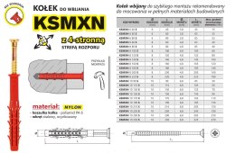 KOŁEK SZYBKI MONTAŻ KSMXN 8*220MM UN