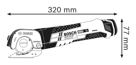 NOŻYCE ROTACYJNE GUS 12V-300 2*2.0*AH BOSCH NOŻYCE ROTACYJNE GUS 12V-300 2*2.0*AH BOSCH