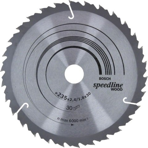 PIŁA TARCZOWA H SPEEDLINE 235*2.6*30/25/16Z30 BOSCH PIŁA TARCZOWA H SPEEDLINE 235*2.6*30/25/16Z30 BOSCH