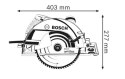 PILARKA TARCZOWA GKS 235 TURBO 85 MM 2050W BOSCH