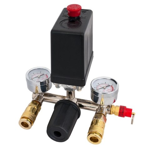 REDUKTOR+WŁĄCZNIK CIŚNIENIOWY+2 ZŁĄCZA 230V 8BAR AIRPRESS REDUKTOR+WŁĄCZNIK CIŚNIENIOWY+2 ZŁĄCZA 230V 8BAR AIRPRESS