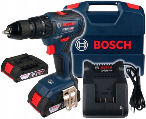 WIERTARKO-WKRĘTARKA AKU. UDAROWA GSB 18V-50 2*2.0AH L-CASE BOSCH WIERTARKO-WKRĘTARKA AKU. UDAROWA GSB 18V-50 2*2.0AH L-CASE BOSCH