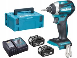 WKRĘTARKA UDAROWA AKUMULATOROWA 1/4'' 175NM 18V 2*5,0AH LI-L MAKITA