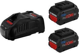 ZESTAW STARTOWY PROCORE 18V 2*5.5AH + GAL1880 CV BOSCH