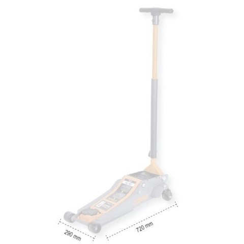 DŹWIG HYDRAULICZNY 2T, 4 KÓŁKA BETA DŹWIG HYDRAULICZNY 2T, 4 KÓŁKA BETA
