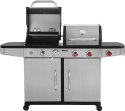 GRILL GAZOWY 2W1 GAZ+WĘGIEL, STAL NIERDZEWNA 8.2KW YATO