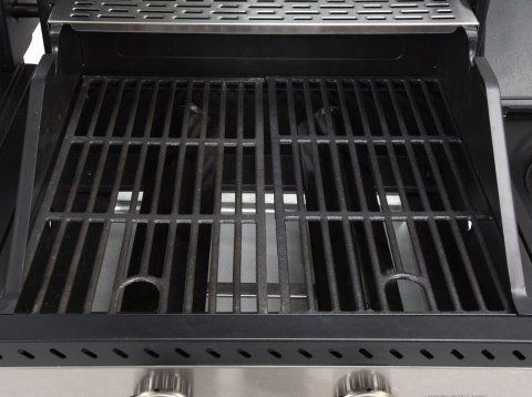 GRILL GAZOWY 2W1 GAZ+WĘGIEL, STAL NIERDZEWNA 8.2KW YATO GRILL GAZOWY 2W1 GAZ+WĘGIEL, STAL NIERDZEWNA 8.2KW YATO