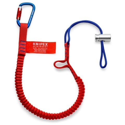 LINKA ZABEZPIECZAJĄCA Z KARABIŃCZYKIEM KNIPEX LINKA ZABEZPIECZAJĄCA Z KARABIŃCZYKIEM KNIPEX