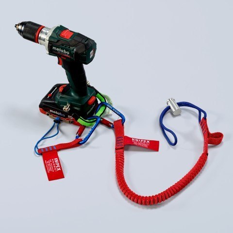 LINKA ZABEZPIECZAJĄCA Z KARABIŃCZYKIEM KNIPEX LINKA ZABEZPIECZAJĄCA Z KARABIŃCZYKIEM KNIPEX