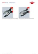 NOŻYCE DO KABLI 200MM KNIPEX
