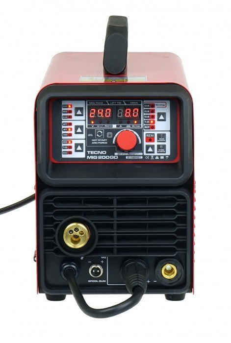 PÓŁAUTOMAT SPAWALNICZY TECNOMIG 200 GD MIG/MMA/TIG SYNERGIC IDEAL PÓŁAUTOMAT SPAWALNICZY TECNOMIG 200 GD MIG/MMA/TIG SYNERGIC IDEAL