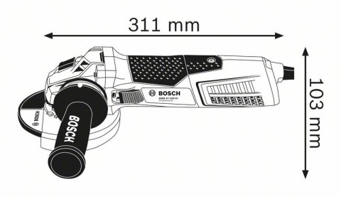 SZLIFIERKA KĄTOWA 125MM GWS 19-125 CIE 1900W BOSCH SZLIFIERKA KĄTOWA 125MM GWS 19-125 CIE 1900W BOSCH