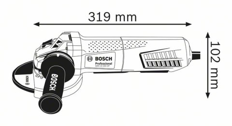 SZLIFIERKA KĄTOWA 150MM GWS 15-150 CIP 1500W BOSCH SZLIFIERKA KĄTOWA 150MM GWS 15-150 CIP 1500W BOSCH