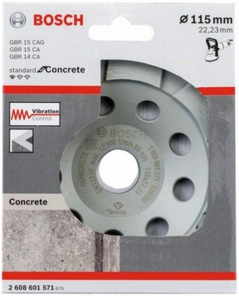 TARCZA DIAMENTOWA GARNKOWA S4CON 115 SEG BOSCH TARCZA DIAMENTOWA GARNKOWA S4CON 115 SEG BOSCH