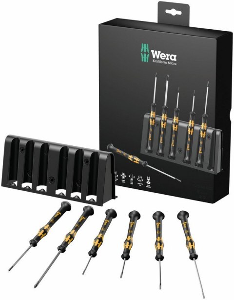 ZESTAW WKRĘTAKÓW PRECYZYJNYCH +STOJAK 1578 A/6 ESD WERA ZESTAW WKRĘTAKÓW PRECYZYJNYCH +STOJAK 1578 A/6 ESD WERA