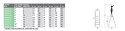 DRABINA SDOMUS06 ALUMINIOWA PROFESJONALNA 6 ST FARAONE