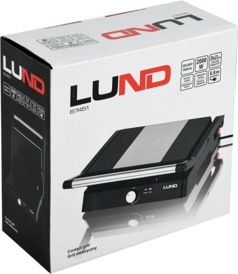 GRILL ELEKTRYCZNY 2200W LUND GRILL ELEKTRYCZNY 2200W LUND