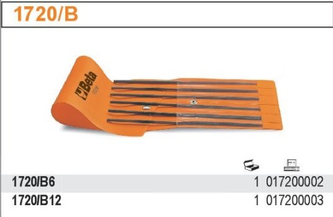 KOMPLET PILNIKÓW IGIEŁKOWYCH 160MM 6SZT BETA KOMPLET PILNIKÓW IGIEŁKOWYCH 160MM 6SZT BETA