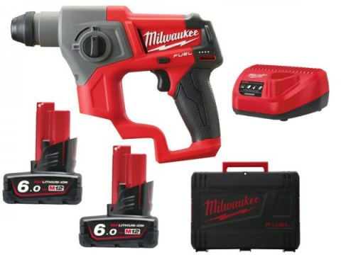 MŁOTOWIERTARKA SDS+ M12 CH-602X 2*6.0AH MILWAUKEE MŁOTOWIERTARKA SDS+ M12 CH-602X 2*6.0AH MILWAUKEE