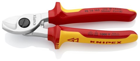 NOŻYCE DO KABLI IZOLOWANE 1000V 165MM KNIPEX NOŻYCE DO KABLI IZOLOWANE 1000V 165MM KNIPEX