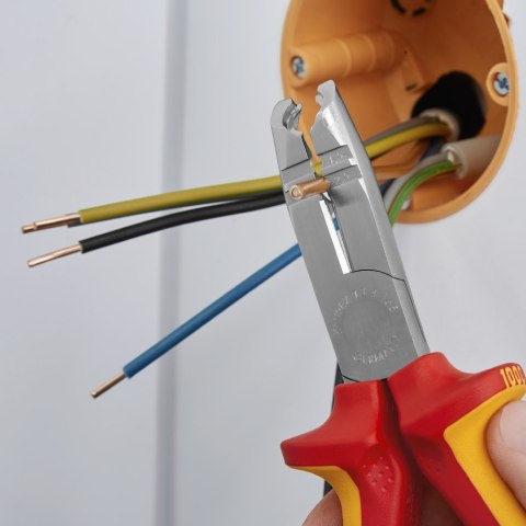 SZCZYPCE DO ŚCIĄGANIA IZOLACJI 165MM KNIPEX SZCZYPCE DO ŚCIĄGANIA IZOLACJI 165MM KNIPEX