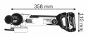 SZLIFIERKA KĄTOWA AKUMULATOROWA 125MM GWX 18-10C X-LOCK 0*AH BOSCH