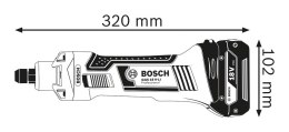 SZLIFIERKA PROSTA AKUMULATOROWA GGS 18V-LI 0*AH BOX BOSCH