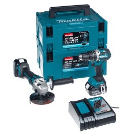 ZESTAW COMBO LI-LON 18V DGA506 + DHP484 2*5.0AH MAKITA