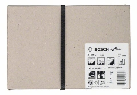 BRZESZCZOT DO PIŁY SZABLASTEJ S1531 L 100SZT. BOSCH BRZESZCZOT DO PIŁY SZABLASTEJ S1531 L 100SZT. BOSCH
