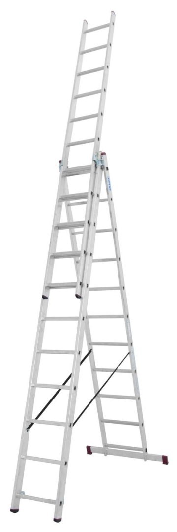 DRABINA ALUMINIOWA 3-ELEMENTOWA CORDA 3*11 SZCZEBLI KRAUSE DRABINA ALUMINIOWA 3-ELEMENTOWA CORDA 3*11 SZCZEBLI KRAUSE