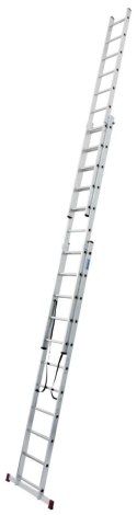 DRABINA ALUMINIOWA 3-ELEMENTOWA CORDA 3*11 SZCZEBLI KRAUSE