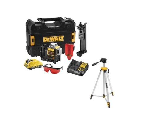 LASER LINIOWY 3-PŁASZCZYZNOWY 10,8V 2,0AH ZIELONY+STATYW DEWALT LASER LINIOWY 3-PŁASZCZYZNOWY 10,8V 2,0AH ZIELONY+STATYW DEWALT
