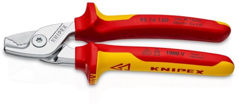 NOŻYCE DO KABLI IZOLOWANE 1000V 160MM KNIPEX NOŻYCE DO KABLI IZOLOWANE 1000V 160MM KNIPEX