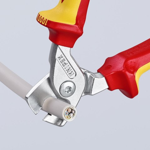 NOŻYCE DO KABLI IZOLOWANE 1000V 160MM KNIPEX NOŻYCE DO KABLI IZOLOWANE 1000V 160MM KNIPEX