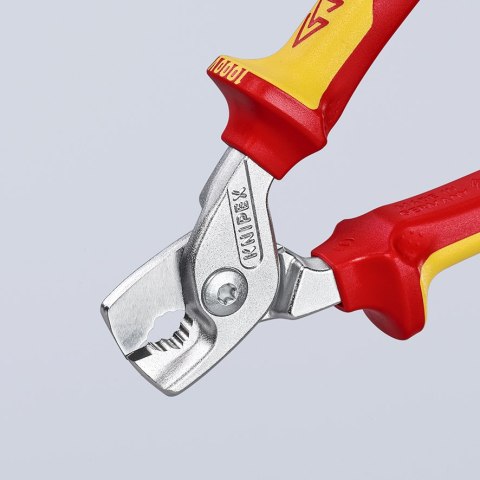 NOŻYCE DO KABLI IZOLOWANE 1000V 160MM KNIPEX NOŻYCE DO KABLI IZOLOWANE 1000V 160MM KNIPEX