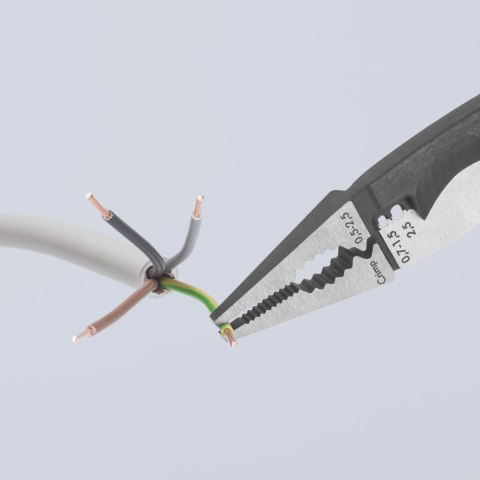 SZCZYPCE DO PRAC ELEKTROINSTALACYJNYCH 200 MM, 6W1 KNIPEX SZCZYPCE DO PRAC ELEKTROINSTALACYJNYCH 200 MM, 6W1 KNIPEX