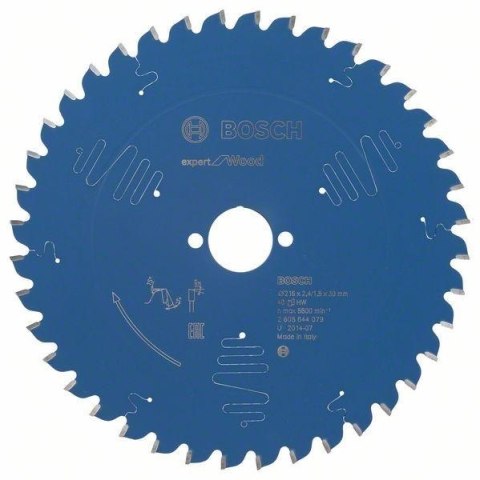 TARCZA PILARSKA EXPERT FOR WOOD 216*30 MM 40T BOSCH TARCZA PILARSKA EXPERT FOR WOOD 216*30 MM 40T BOSCH
