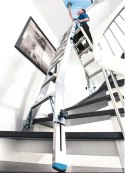 DRABINA ALUMINIOWA PRZEG. TELESKOPOWA STABILO 4X5 SZCZEBLI KRAUSE