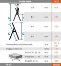 DRABINA ALUMINIOWA WOLNOSTOJĄCA STABILO 10 SZCZEBLI KRAUSE