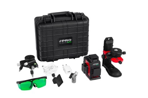 LASER PŁASZCZYZNOWY LK-360.3D GREEN + STATYW TR-450 PRO LASER PŁASZCZYZNOWY LK-360.3D GREEN + STATYW TR-450 PRO