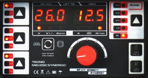 PÓŁAUTOMAT SPAWALNICZY TECNOMIG 202 MIG/TIG/MMA SYNERGIC VRD IDEAL PÓŁAUTOMAT SPAWALNICZY TECNOMIG 202 MIG/TIG/MMA SYNERGIC VRD IDEAL