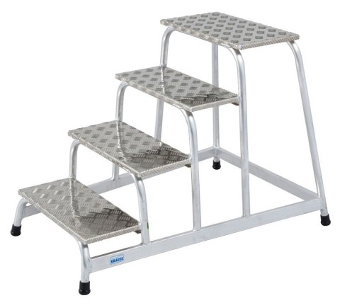 SCHODKI MONTAŻOWE ALUMINIOWE STABILO 4 STOPNIE KRAUSE