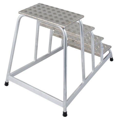 SCHODKI MONTAŻOWE ALUMINIOWE STABILO 4 STOPNIE KRAUSE