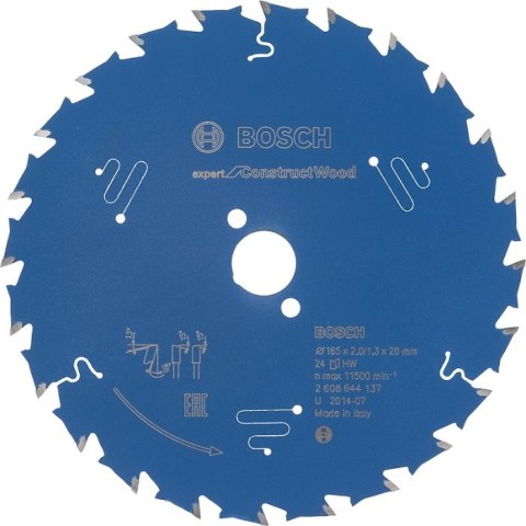 TARCZA PILARSKA EXPERT CW H 165*20-24 BOSCH TARCZA PILARSKA EXPERT CW H 165*20-24 BOSCH