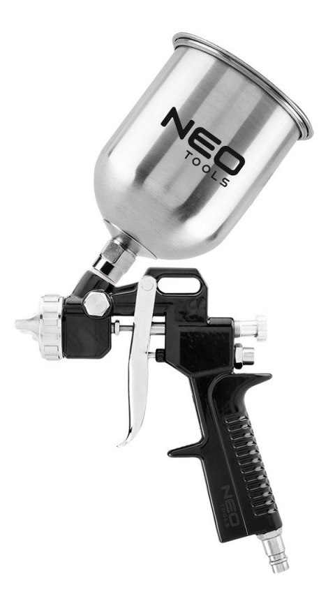 ZESTAW LAKIERNICZY PISTOLET NATRYSKOWY GÓRNY ZBIORNIK 5SZT. NEO ZESTAW LAKIERNICZY PISTOLET NATRYSKOWY GÓRNY ZBIORNIK 5SZT. NEO