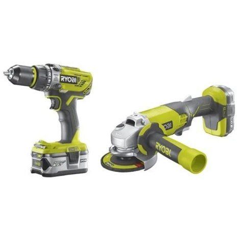 ZESTAW NARZĘDZI AKU. R18PDAG-242S 18V 1*2.0AH 1*4.0AH RYOBI ZESTAW NARZĘDZI AKU. R18PDAG-242S 18V 1*2.0AH 1*4.0AH RYOBI