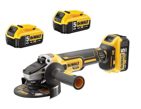 SZLIFIERKA KĄTOWA AKUMULATOROWA 125 MM XR 3*5,0AH DEWALT SZLIFIERKA KĄTOWA AKUMULATOROWA 125 MM XR 3*5,0AH DEWALT