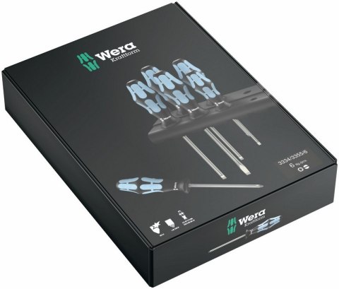 ZESTAW WKRĘTAKÓW ZE STALI NIERDZEWNEJ + WIESZAK, 6 CZĘŚĆ WERA ZESTAW WKRĘTAKÓW ZE STALI NIERDZEWNEJ + WIESZAK, 6 CZĘŚĆ WERA