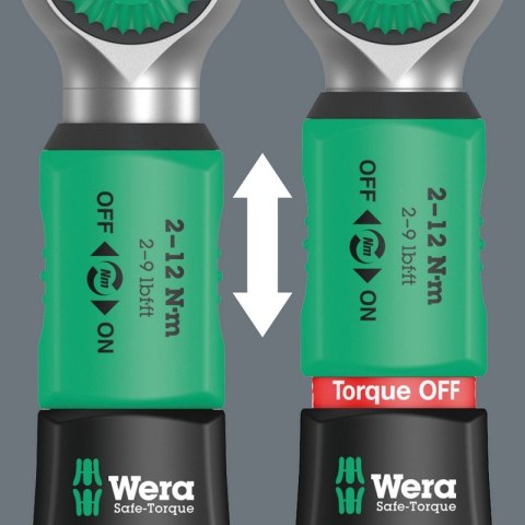 KLUCZ DYNAMOMETRYCZNY SAFE-TORQUE A 1 1/4'',2-12 NM, 2-12 NM WERA KLUCZ DYNAMOMETRYCZNY SAFE-TORQUE A 1 1/4'',2-12 NM, 2-12 NM WERA