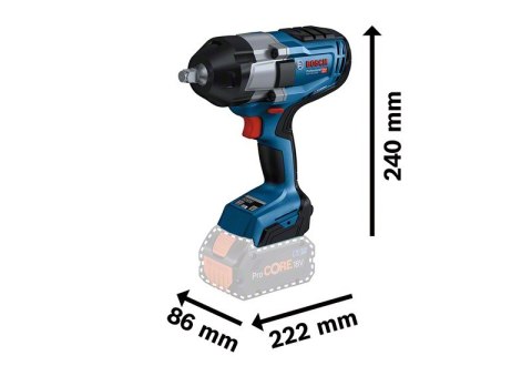KLUCZ UDAROWY AKUMULATOROWY 1/2' GDS 18V-1000 2*5.0AH BOSCH KLUCZ UDAROWY AKUMULATOROWY 1/2' GDS 18V-1000 2*5.0AH BOSCH